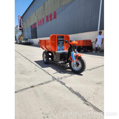 Loading 1.5 ton electric dumper truck tricycle